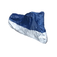 Husa - prelata protectie motocicleta SF moto albastru/ argintiu