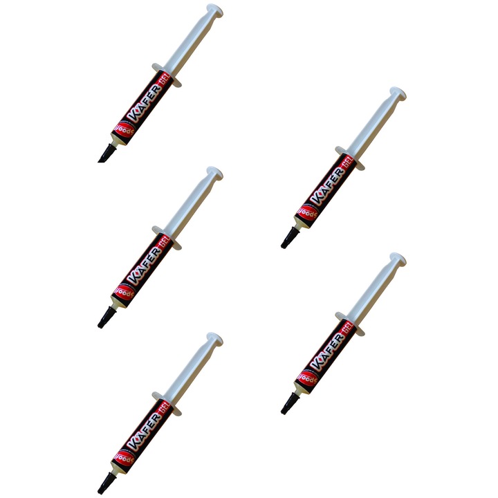 Pachet 5 bucati - Kafer Gel 5gr. - gel Insecticid pentru gandaci - 5 x 5gr