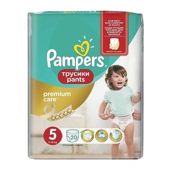 Scutece Pampers Pants Premium Care nr.5, 11-18 kg, 20 buc Scutece Pampers Pants Premium Care nr.5, 11-18 kg, 20 buc