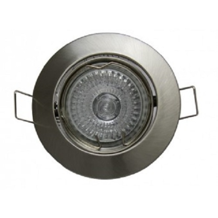 Spot Mobil halogen LB Light G5,3 MR16 max50W, rotund, crom mat