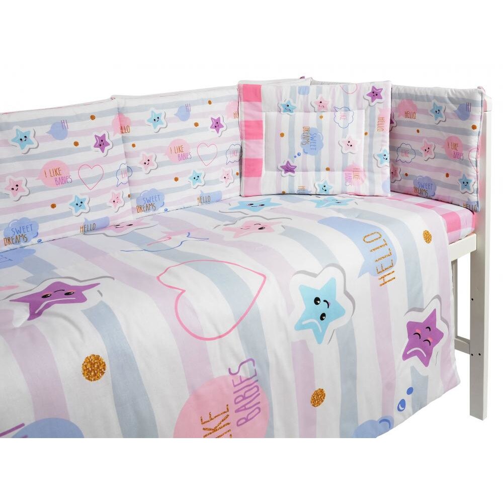 Set lenjerie patut cu 5 piese Starfish