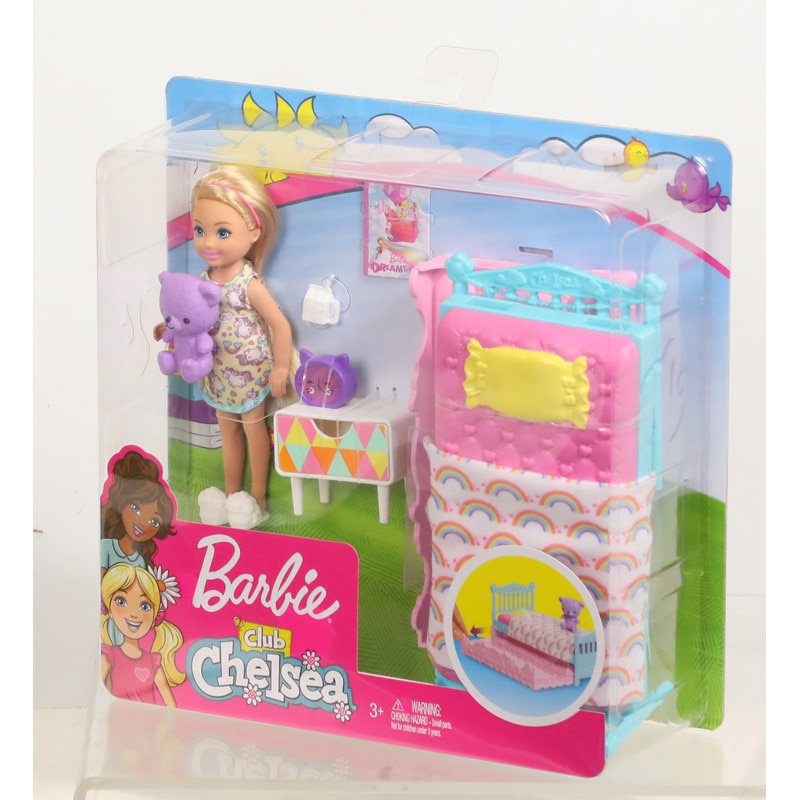 Playset Barbie Club Chelsea Bedtime Barbie Chelsea Doll Closet Toy