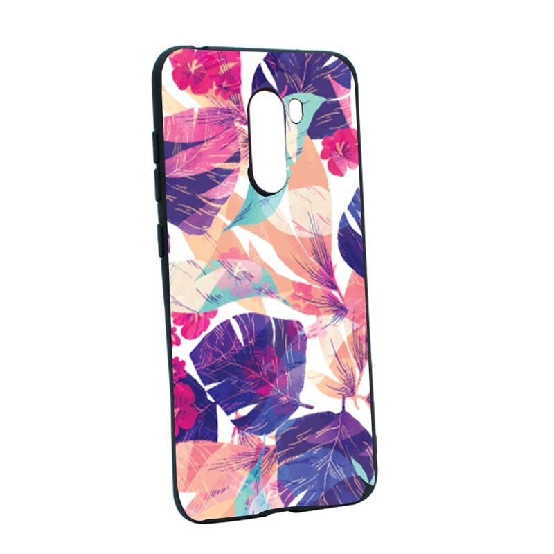 Husa Xiaomi PocoPhone F1, Silicon, Flori Tropicale B71