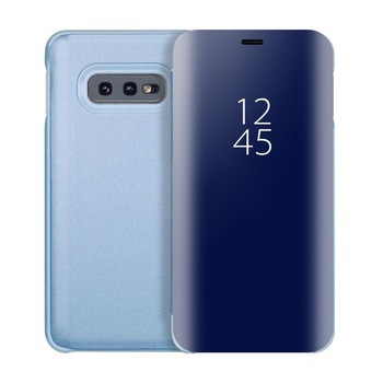 Husa Flip Mirror - Samsung Galaxy S10E - Albastru Husa Flip Mirror - Samsung Galaxy S10E - Albastru
