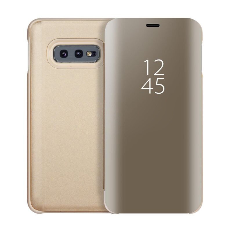 Husa Flip Mirror - Samsung Galaxy S10e - Auriu