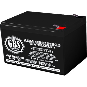 Acumulator stationar VRLA AGM 12V 12,05Ah, F1/ T1, GBS, etans, UPS, Back-UP, sisteme securitate, Acumulator stationar VRLA AGM 12V 12,05Ah, F1/ T1, GBS, etans, UPS, Back-UP, sisteme securitate,