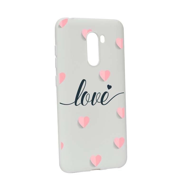 Husa Xiaomi PocoPhone F1, Silicon, Love Flying Hearts W85