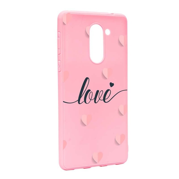 Силиконов калъф Unique за Huawei Mate 9 Lite / Honor 6X, Love Flying Hearts, P85