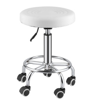 Scaun hidraulic Taburet rotativ, Pentru salon, Cosmetica, Pedichiura, Manichiura, Frizerie, Coafor Scaun hidraulic Taburet rotativ, Pentru salon, Cosmetica, Pedichiura, Manichiura, Frizerie, Coafor