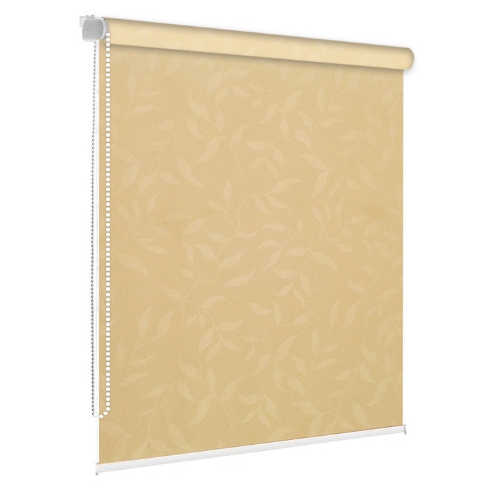 Jaluzea tip rulou textil, Torino 10, dimensiune panza 76x160 cm, dimensiune finala 80x160 cm, accesorii albe.