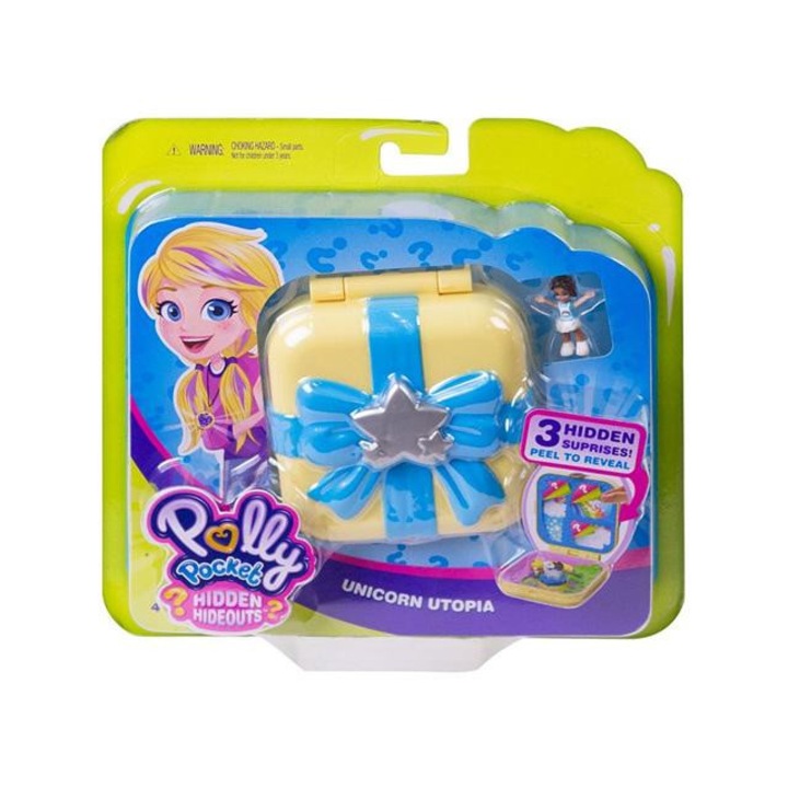 Mattel 1745870 Polly Pocket: Káprázatos egyszarvú meglepetés játék szett - Mattel Többszínű