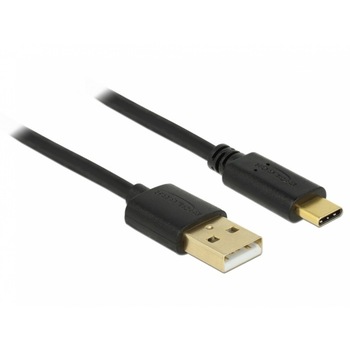 Cablu USB tip C (device) la USB 2.0-A (host) 3m, Delock 85209 Cablu USB tip C (device) la USB 2.0-A (host) 3m, Delock 85209