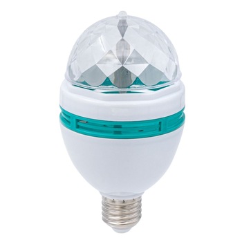 Bec disco rotativ, Zola, cu diferite culori, watt Bec disco rotativ, Zola, cu diferite culori, watt