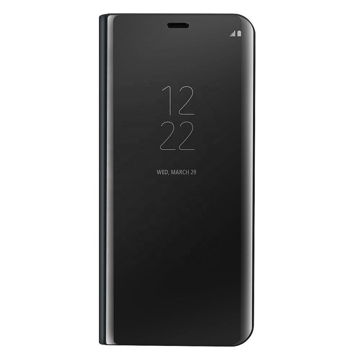 Калъф Flip Mirror за Samsung Galaxy J5 2017, J530, черен