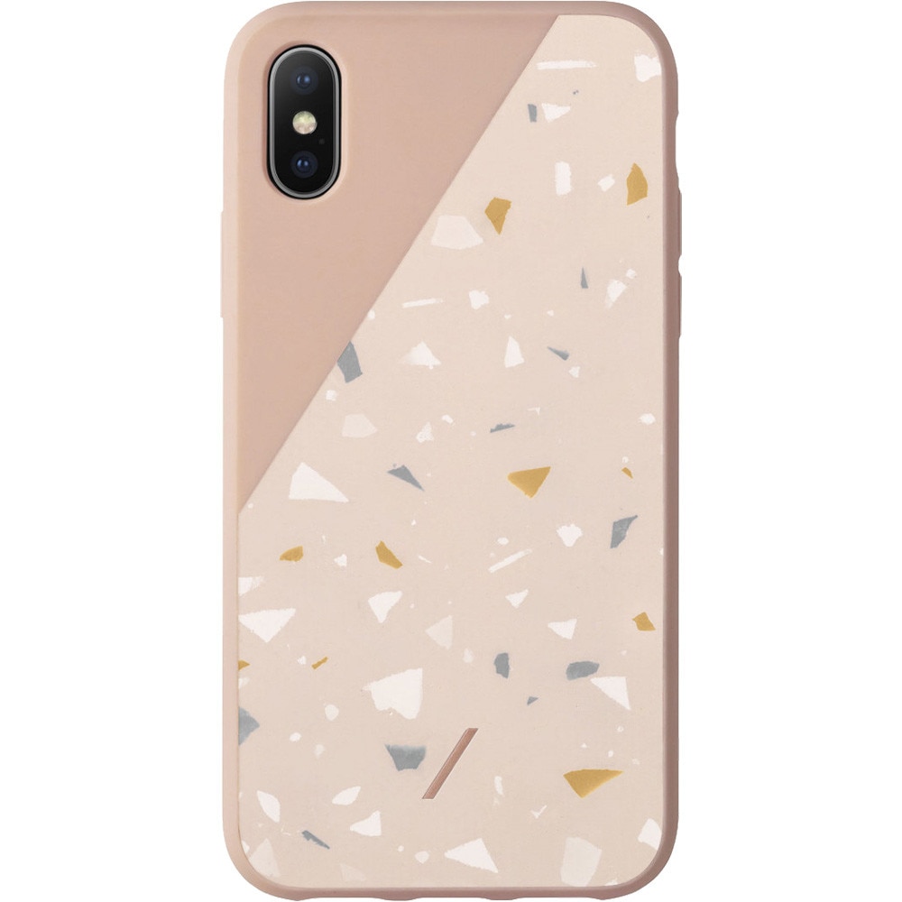Husa Capac Spate NATIVE UNION Clic Terrazzo Roz CTERA-ROSE-NP18S APPLE iPhone X, iPhone Xs
