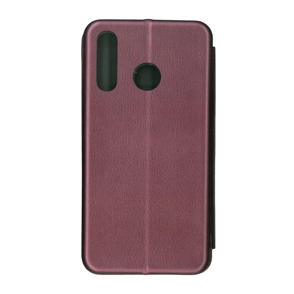 Husa de protectie tip carte, EuroCELL 360 de grade, pentru Huawei P30 Lite, visiniu