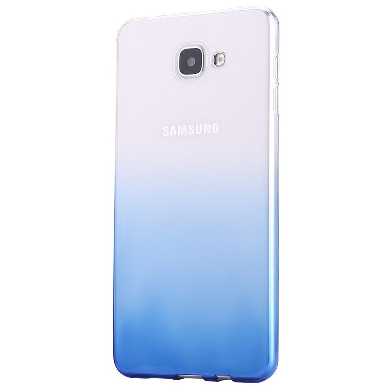 Husa de protectie Gradient TPU pentru Samsung Galaxy A5 (2017), Albastru / transparent
