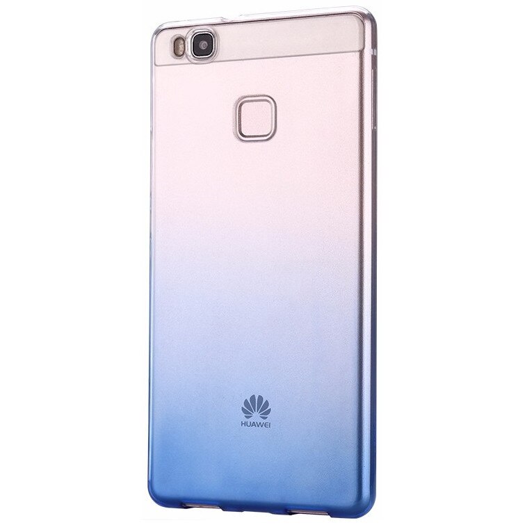 Husa de protectie Gradient TPU pentru Huawei P9, Albastru / transparent