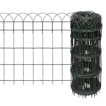 Gard vidaXL, Fier vopsit electrostatic, 25 x 0.65 m, Verde Gard vidaXL, Fier vopsit electrostatic, 25 x 0.65 m, Verde