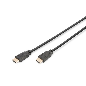 Cablu HDMI HighSpeed with Ethernet 4K 60Hz UHD Type HDMI A/A M/M 1m negru Cablu HDMI HighSpeed with Ethernet 4K 60Hz UHD Type HDMI A/A M/M 1m negru