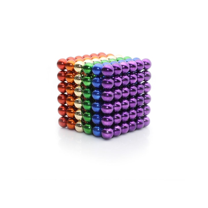 Магнитни топчета, Zanox, 5 мм, 216 бр., 6 цвята