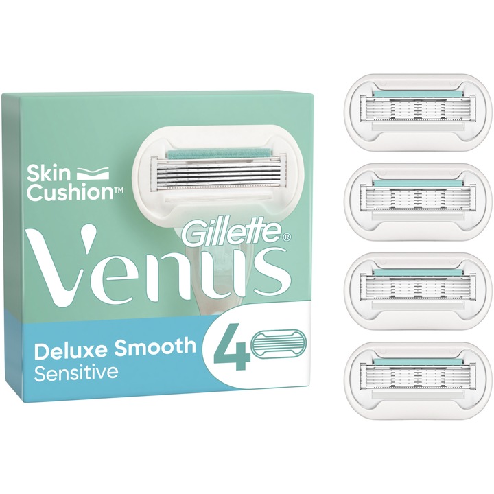 Rezerve aparat de ras Gillette Venus Extra Smooth Sensitive, 4 buc
