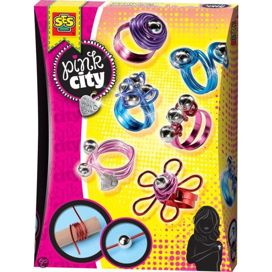 Set creativ SES inele metalice