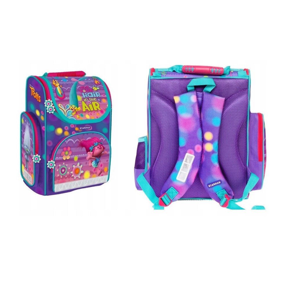 Ghiozdan Starpak Trolii, Poliester, Multicolor