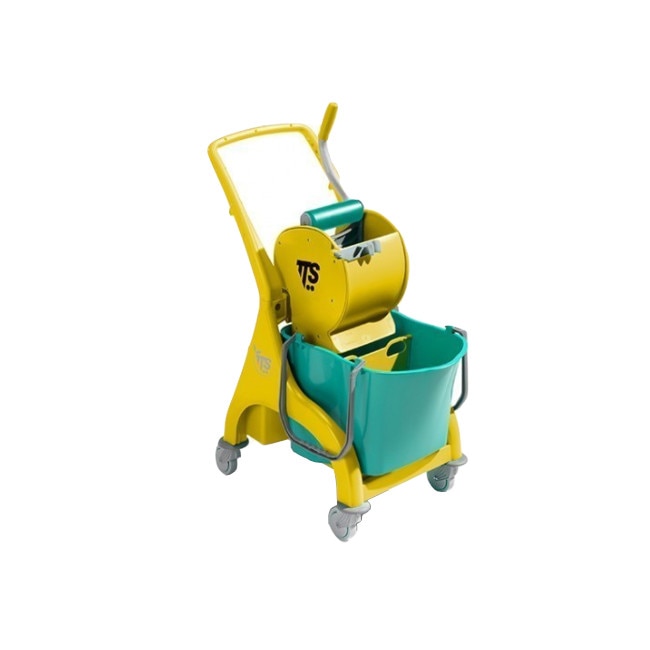 Carucior de curatenie Ttsystem nick galben 28lt cu maner u