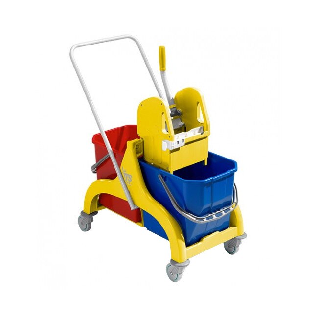Carucior pentru curatenie Ttsystem nick 50l galben