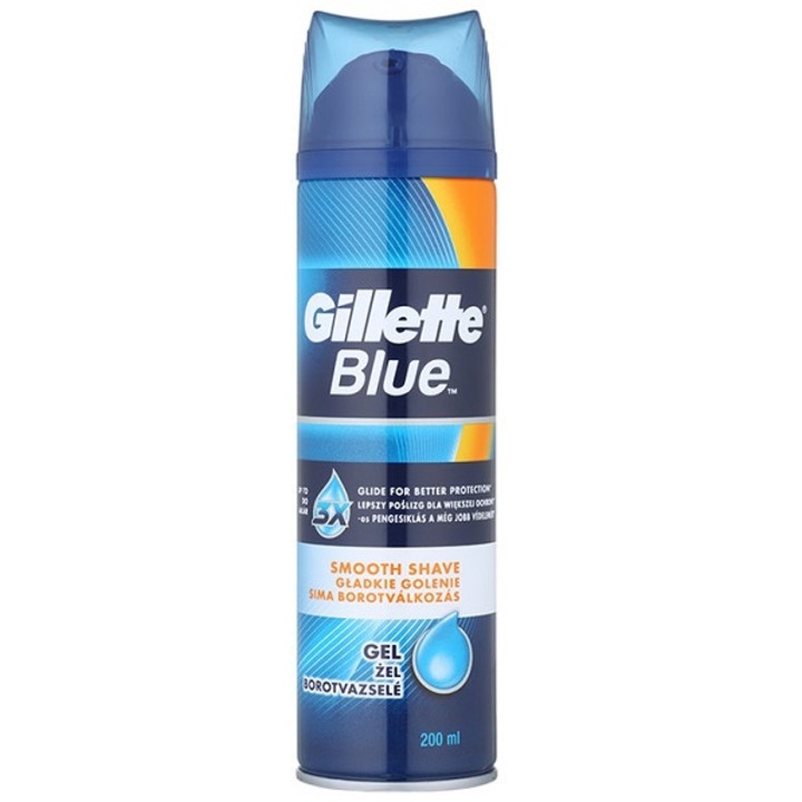 Gel de ras Gillette Blue Smoth 200 ML