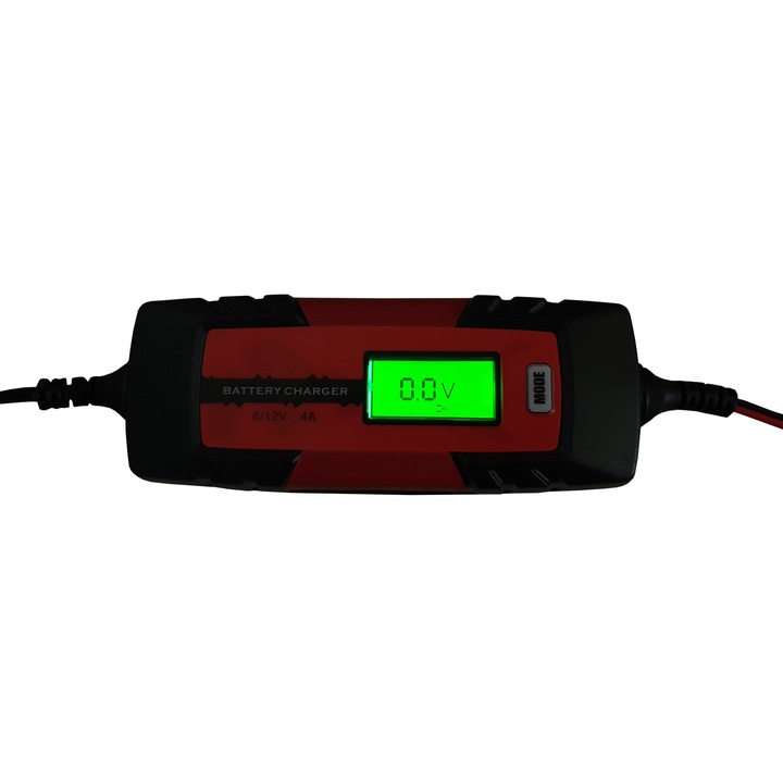 Redresor Auto Pentru Incarcat Acumulatori 6 V , 12 V , 4 A , Rosu