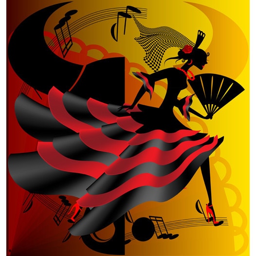 Tablou canvas patrat dans 5 (50 x 50 cm)