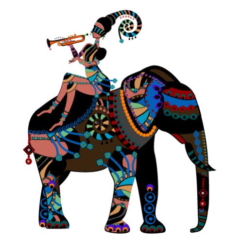 Tablou canvas patrat africa 4 (50 x 50 cm)