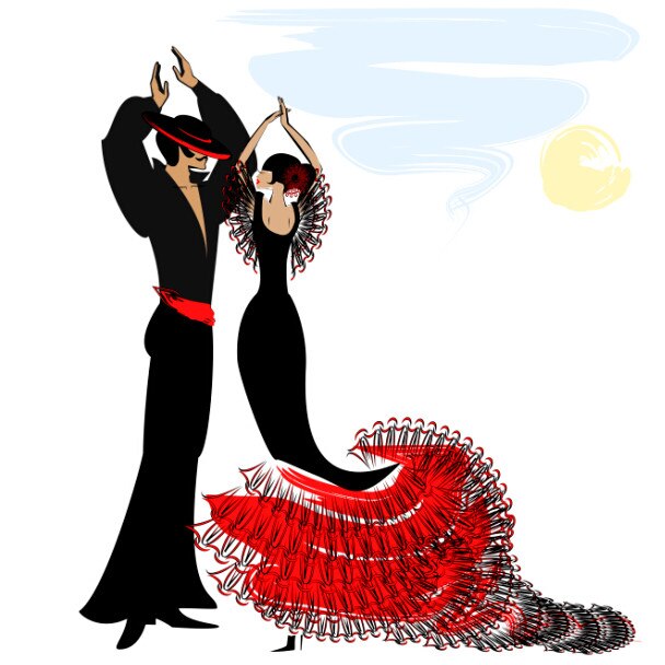 Tablou canvas patrat dans 7 (50 x 50 cm)