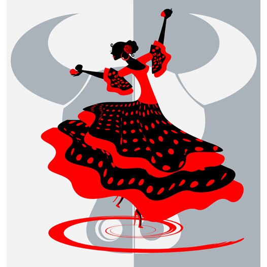 Tablou canvas patrat dans 3 (50 x 50 cm)