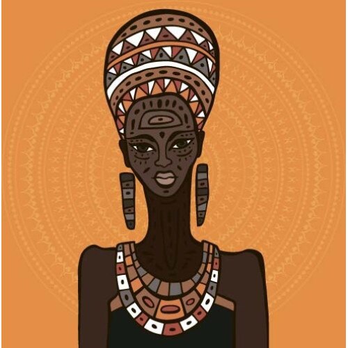 Tablou canvas patrat africa 19 (50 x 50 cm)