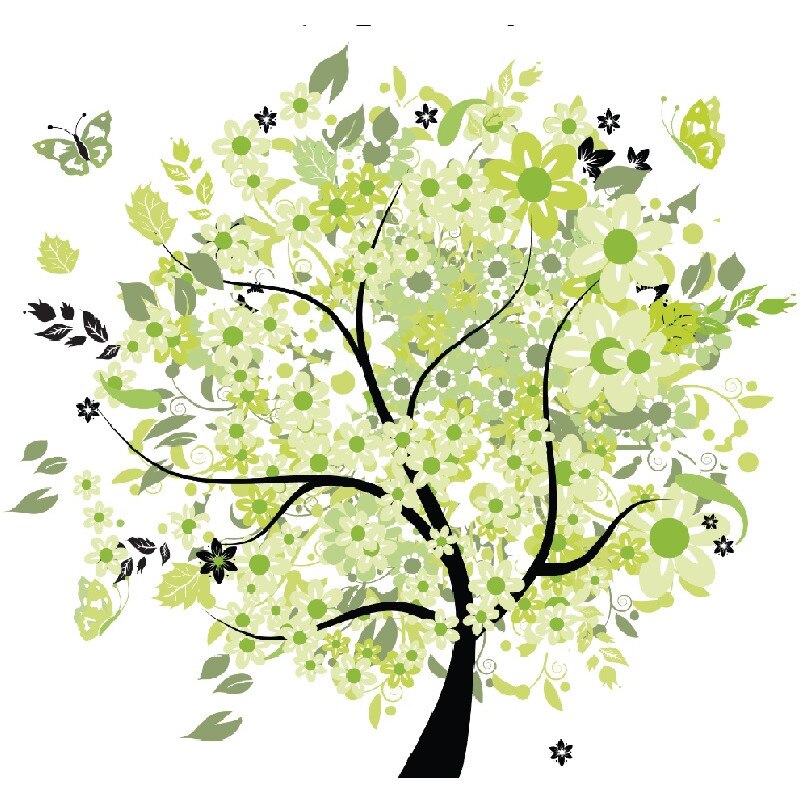 Tablou canvas patrat pomi 8 (50 x 50 cm)