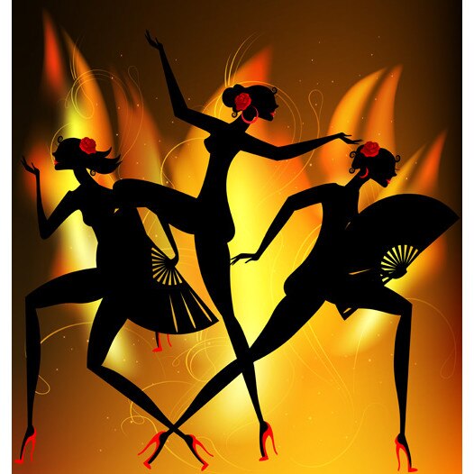 Tablou canvas patrat dans 4 (50 x 50 cm)