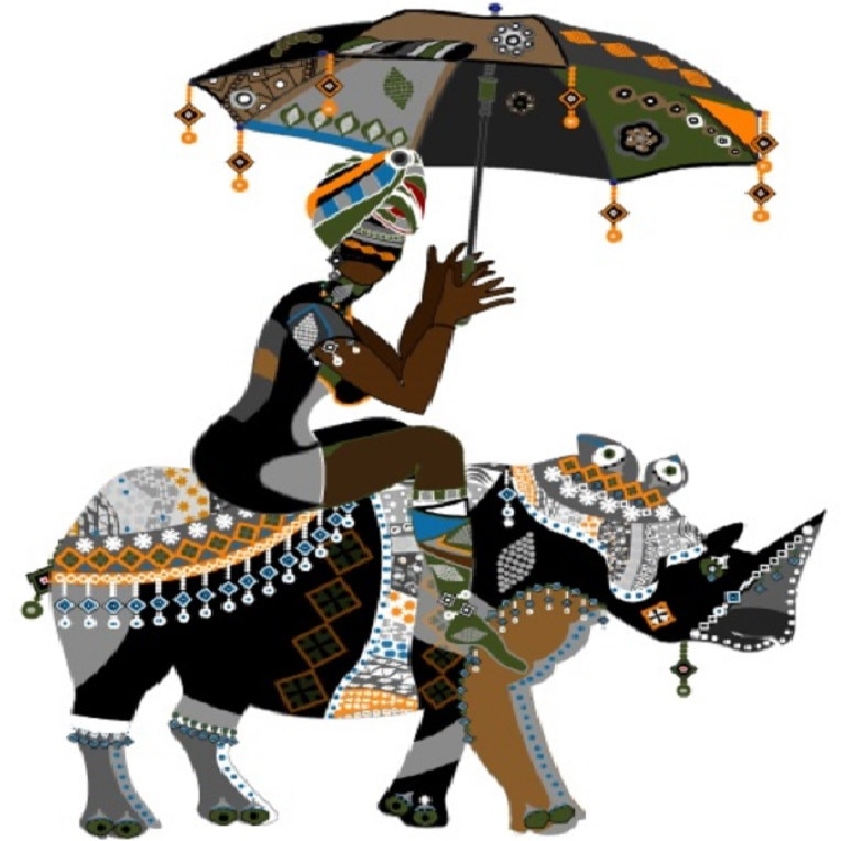 Tablou canvas patrat africa 2 (50 x 50 cm)