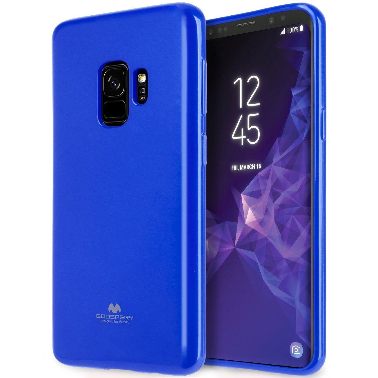 Husa Silicon Samsung Galaxy S9 Goospery Mercury Jelly - albastru