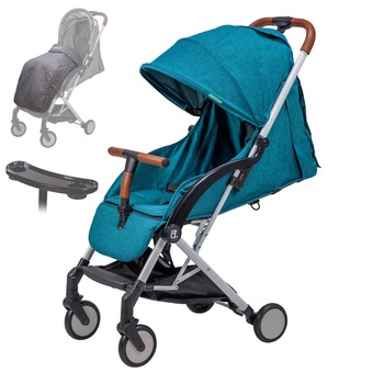 Carucior compact BEBUMI Sport 0-4 ani Food Tray Foot Cover Verde Inchis/Dark Green Carucior compact BEBUMI Sport 0-4 ani Food Tray Foot Cover Verde Inchis/Dark Green