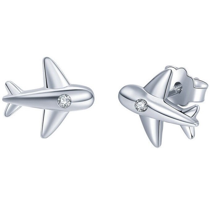 Cercei din Argint Cute Plane