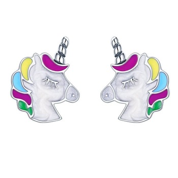 Cercei din Argint Unicorn Memory Cercei din Argint Unicorn Memory