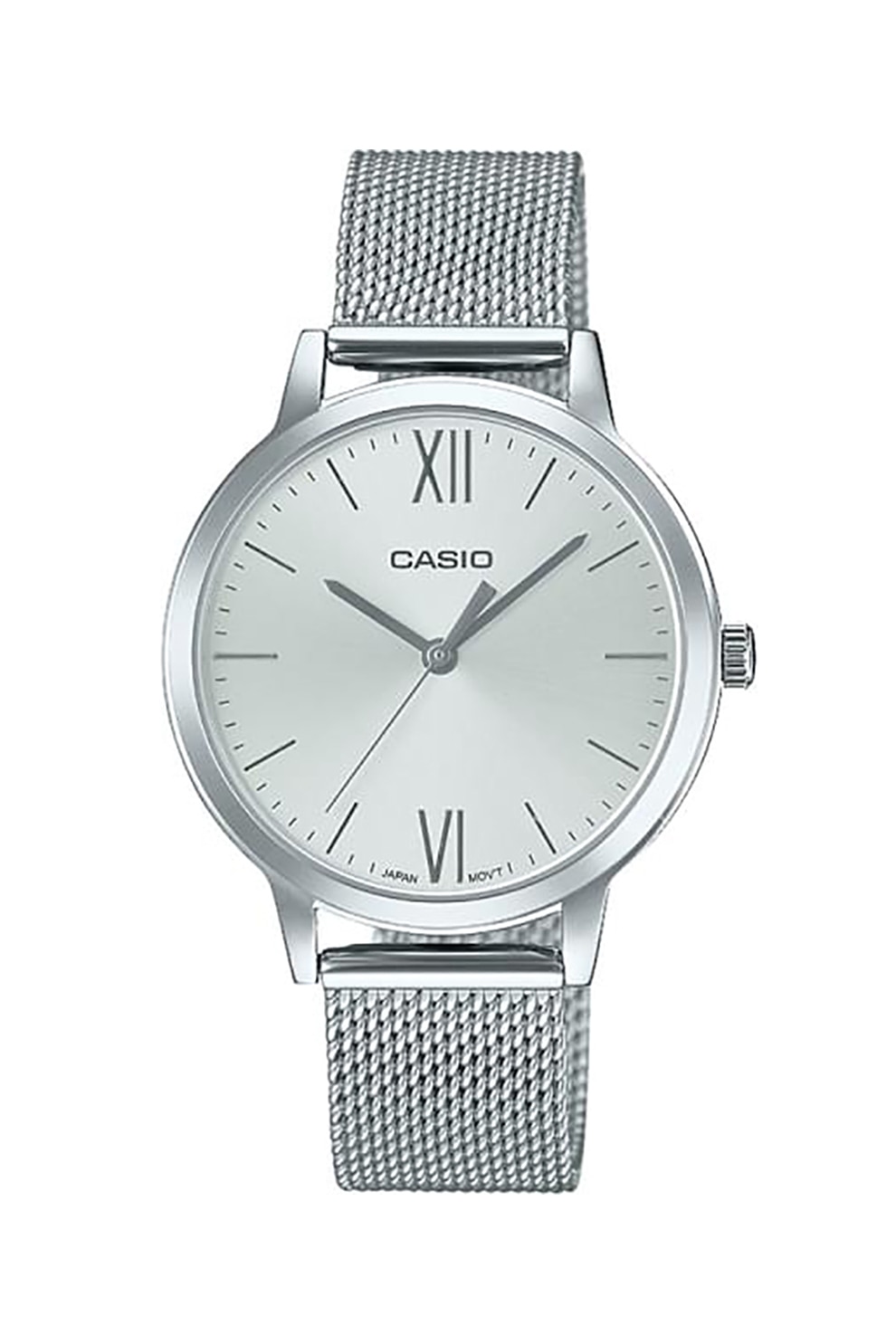 Casio, Ceas cu bratara cu aspect plasa, Argintiu