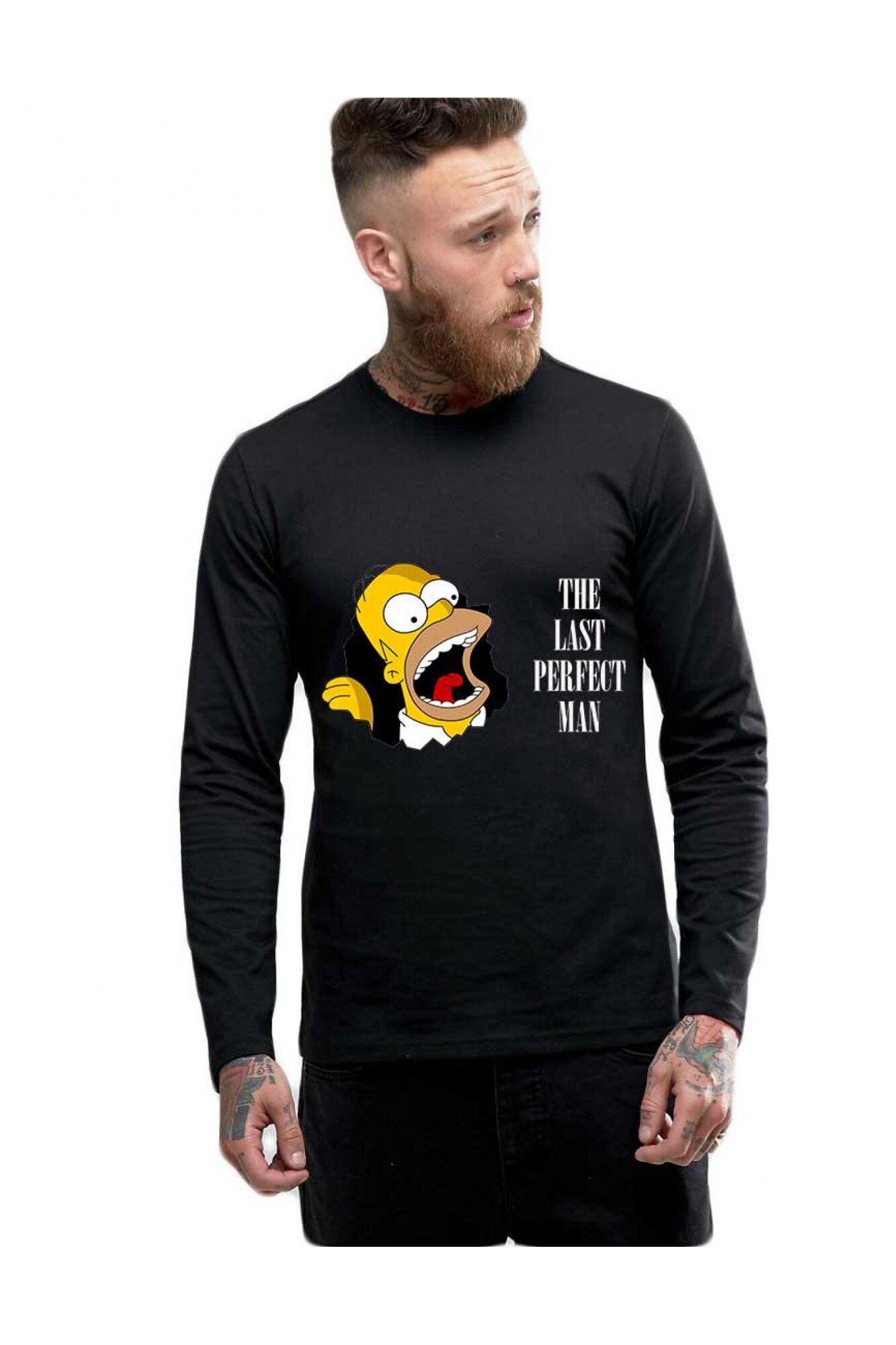 Bluza barbati neagra - Simpson