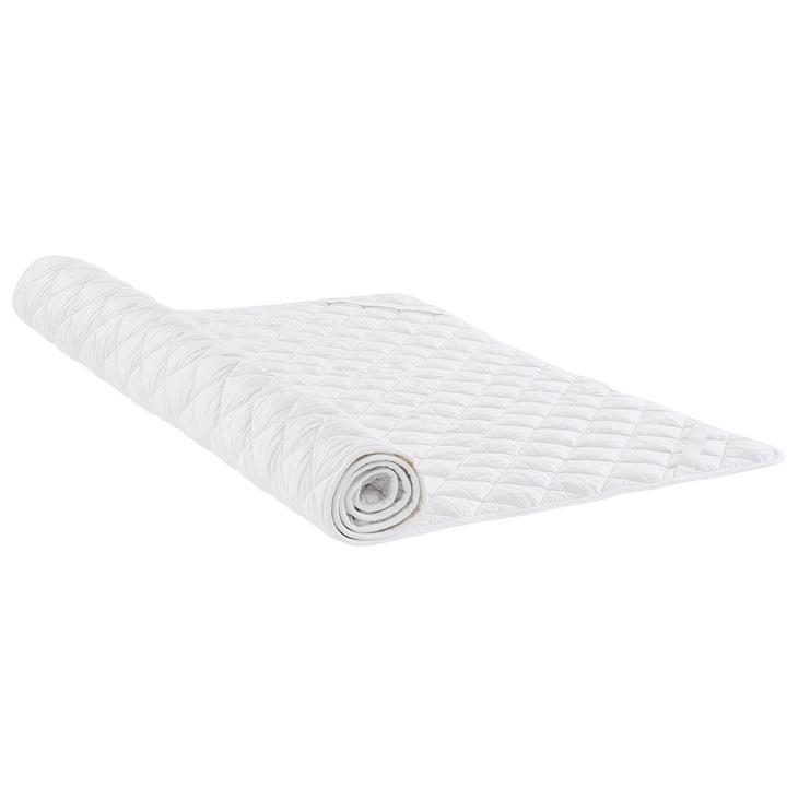 Matracvédő, METRU PATRAT, steppelt, sarkain gumival, a könnyebb rögzítés érdekében 160/200