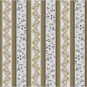 Tapet DEGRETS 104-054 Duplex Vals-Versace gri-auriu sizes 0.53m x 10.05m = 5.3 mp Tapet DEGRETS 104-054 Duplex Vals-Versace gri-auriu sizes 0.53m x 10.05m = 5.3 mp