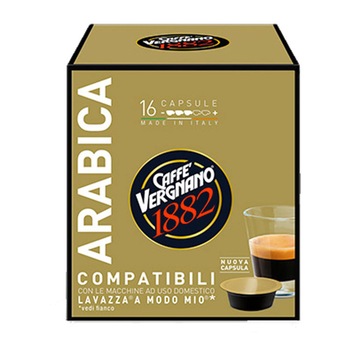 Capsule Vergnano 1882 - Discovery Arabica - 16 Capsule Cafea - A Modo Mio Compatibile Capsule Vergnano 1882 - Discovery Arabica - 16 Capsule Cafea - A Modo Mio Compatibile