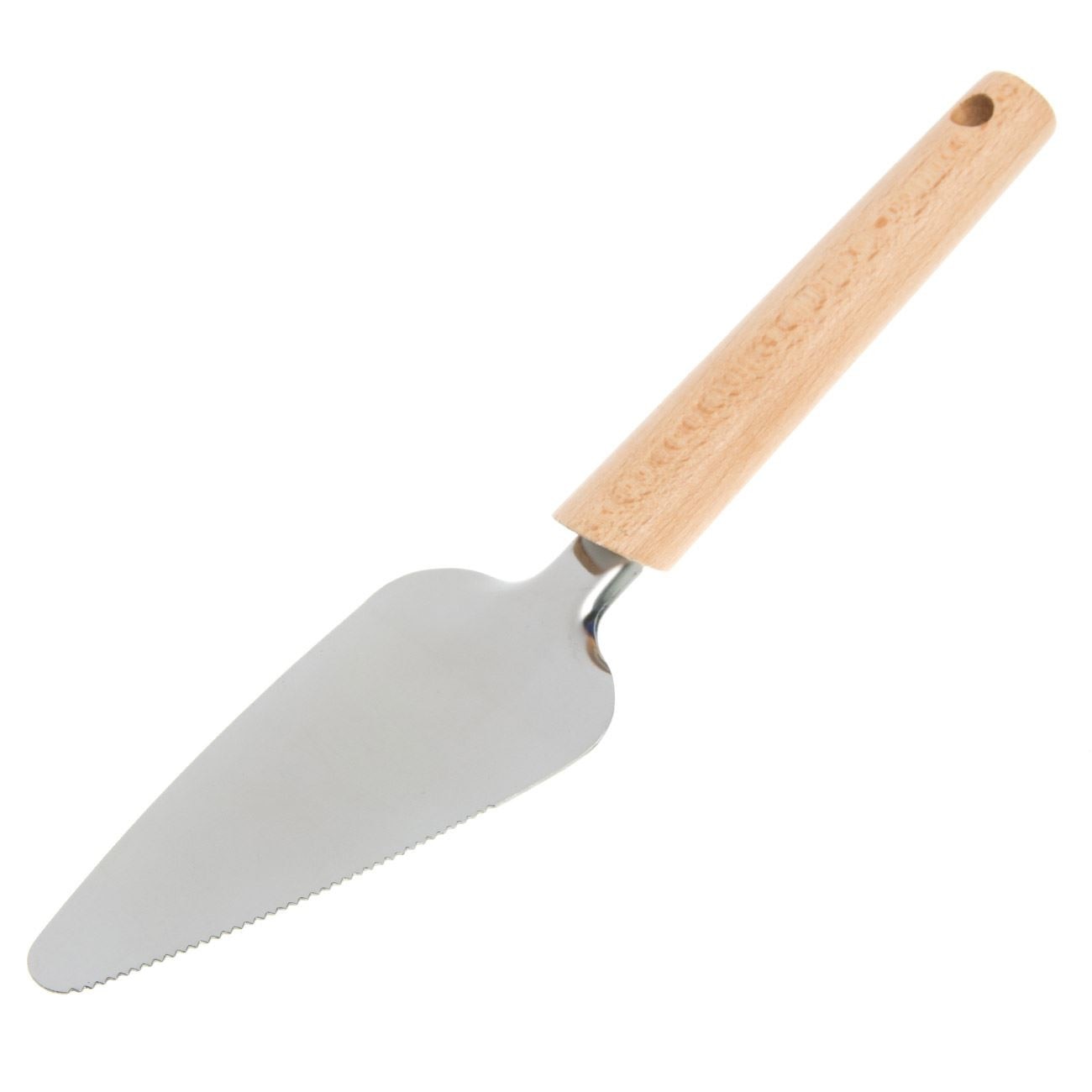 Spatul metalica, Zola® cu maner de lemn, forma triunghiulara, 26 cm